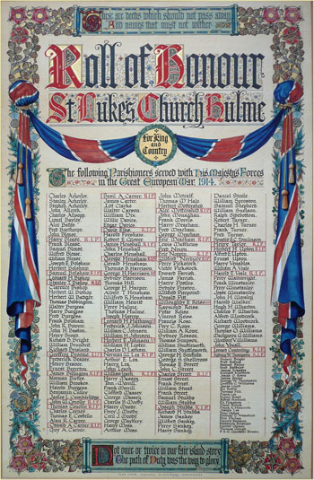 Image of Roll of Honour